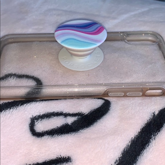 Sparkly Otterbox phone case iPhone XS & popsocket - Picture 2 of 3